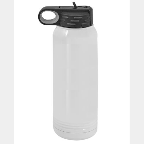 30oz White Water Bottle Thumbnail