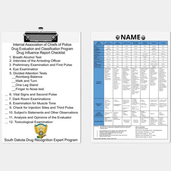 DRE Clipboard w/ 12 Steps Thumbnail
