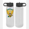 30oz White Water Bottle Thumbnail